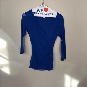 New York & Company - Blue Women's Top - Size M